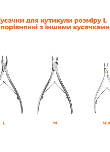 Cuticle nippers Size L